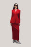 Matilda Structured Square Shoulder Velvet Blazer for women, from HOBB, The Viet Concept 