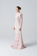 L'ALLÉE • Morning Mist Fishtail Evening Dress
