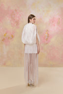 Zera Pearl Fringe Illusion Gown for women, from JOSEPHINE, The Viet Concept 