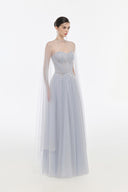 Irene Blush Couture Layered Tulle Gown for women, from JOSEPHINE, The Viet Concept 
