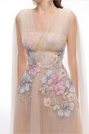 JOSÉPHINE • Grainne Tulle Sculpted Floor-Length Gown