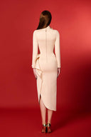 Insecta Draped Cut-Out Midi Dress  for women, from DO LONG, The Viet Concept 