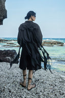 Jellyfish Fringed Cotton-Silk Relaxed Fit Shirt for women, from CAOSTU, The Viet Concept