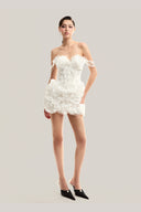 White 3D Floral Top for women, from MUST HAVE, The Viet Concept 
