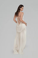 White Halcyon Maxi Dress for women, from POEM, The Viet Concept 