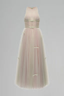 LUCILLA • Finn Ribbon-Embellished Tulle A-Line Evening Gown