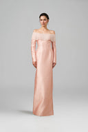 Talia Royale Crystal Fringe Off-Shoulder Gown for women, from 21SIX, The Viet Concept