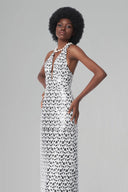 Snow Leopard Girl Maxi Dress for women, from Mr Crazy & Lady Sexy, The Viet Concept 