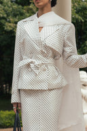 Aseel Belted Double-Breasted Twill Coat for women, from HOBB, The Viet Concept