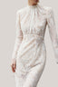 Beige Florence Maxi Dress for women, from HUONG, The Viet Concept 