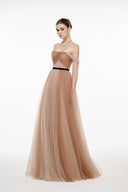 Ameline Gradient Sculpted Maxi Dress for women, from JOSEPHINE, The Viet Concept 