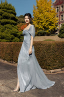 Blue Crystelle Maxi Dress for woman, from CALISTA, The Viet Concept