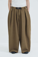 Brown Murano Wide Leg Pants for men, from AIN, The Nam Concept 