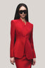 Matilda Structured Square Shoulder Velvet Blazer for women, from HOBB, The Viet Concept 