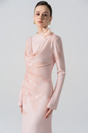 L'ALLÉE • Blossom Drift Pink Fishtail Gown
