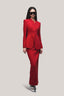 Matilda Structured Square Shoulder Velvet Blazer for women, from HOBB, The Viet Concept 