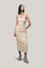 Farley Strapless Semi-Heart Neck Taffeta Midi Dress for women, from HOBB, the Viet Concept 