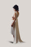 Blanche Déesse Cowl Neck Set for women, from La Vierge, The Viet Concept 