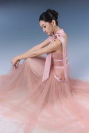 Bliss Pink Tulle Elegant Evening Gown for women, from JOSEPHINE, The Viet Concept