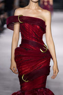 Emerge Asymmetrical Net Gown for women, from DO LONG, The Viet Concept 