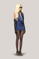 Mavis Bodycon Cowl Neck Silk Mini Dress for women, from Das La Vie, The Viet Concept 