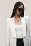 Lumi Bodycon Scoop Neck Twill Crop Top for women, from HOBB, The Viet Concept 