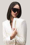 Gwen Sheath Shawl Lapel Silk Wool Blazer for women, from HOBB, The Viet Concept 