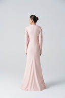 L'ALLÉE • Blossom Drift Pink Fishtail Gown
