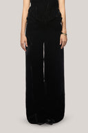 Deidre Straight Wide Leg Velvet Floor Length Pants for women, from Das La Vie, The Viet Concept 