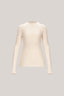 Cream Han Yen Bodycon Long Sleeved Woolen Top for women, from TINH, The Viet Concept 