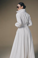 Thera Kate Silk Belted Shirt Dress for women, from Keira Tong, The Viet Concept