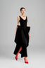 Chandler Asymmetric V-Neck Polyester Ankle Length Dress for women, from Maison Des Copains, The Viet Concept