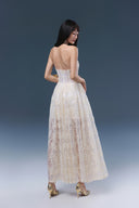 Cynthia Lace Corset Halter Maxi Dress for women, from JOSEPHINE, The Viet Concept 