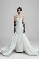 Horizon’s Ascent Chiffon Silk Maxi Dress for women, from LINH DOAN, The Viet Concept 