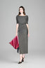 Gray Chiara Off-shoulder Top for women, from Lam. Syudio, The Viet Concept