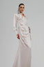 Terell Mermaid Side Slit Silk Satin Floor Length Dress for women, from Ha Thanh Viet, The Viet Concept 