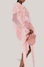 Lanata Blouson Flute Sleeved Chiffon Extra Short Length Set for women, from DAS LA VIE, The Viet Concept 
