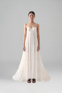 Celestia Silk Tiered Maxi Dress for women, from DAS LA VIE, The Viet Concept