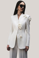 Bianca Structured Long Sleeved Twill Blazer for women, from HOBB, the Viet Concept 