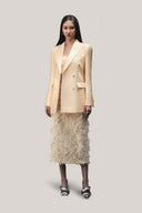 Ayla Straight Double Breasted Taffeta Blazer for women, from HOBB, the Viet Concept 