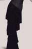  Noir Diva Ruffle Maxi Dress for women, from La Vierge, The Viet Concept 