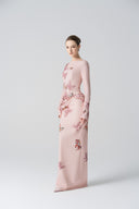 L'ALLÉE • Butterfly Veil Embellished Pencil Dress
