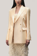 Ayla Straight Double Breasted Taffeta Blazer for women, from HOBB, the Viet Concept 