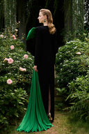 Luxury Column Evening Gown Trapeze Neckline With Oversized Bow for women, from IHF ATELIER, The Viet Concept