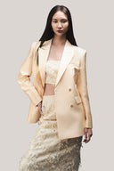 Ayla Straight Double Breasted Taffeta Blazer for women, from HOBB, the Viet Concept 