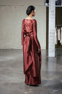 An Dung Elongated Silk Gown for women, from DAS LA VIE, The Viet Concept