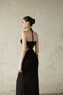 Lorelei Crystal Embellished Cut-Out Evening Gown for women, from DANG PHONG DESIGNER, The Viet Concept