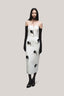 Calantha Sheath Flower Applique Taffeta Midi Dress for women, from HOBB, The Viet Concept 
