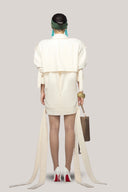 Vickie Straight Double Breasted Cotton Mini Dress for women, from Das La Vie, The Viet Concept  