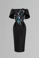 Luminous Secret Midi Dress for women, from Tiny Ink, The Viet Concept 